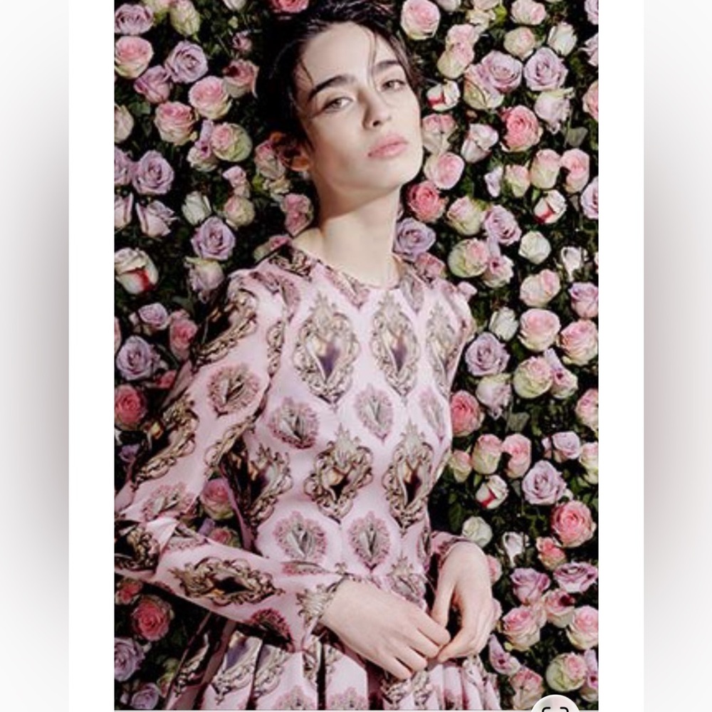 Dolce & Gabbana Iconic Printed Silk Midi Dress - NWT